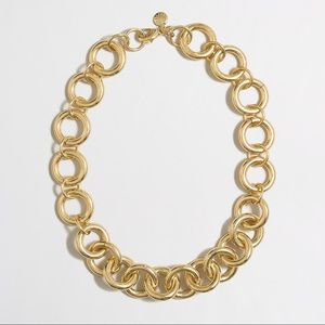 J. Crew Factory Gold Chain Statement Necklace